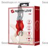 Vibrador en Forma de Rosa para Dedo con 10 Modos de Vibración